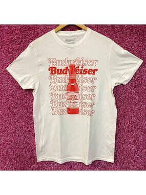 Budweiser Beer Graphic Design Promo T-Shirt Medium